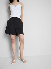 High Waisted Textured Cruise Shorts