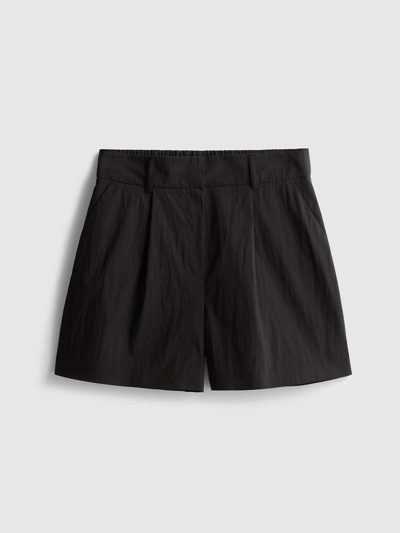 High Waisted Textured Cruise Shorts