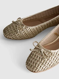 Woven Ballerina Flats