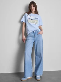 Vincent Van Gogh Landscape Art Cotton T-Shirt