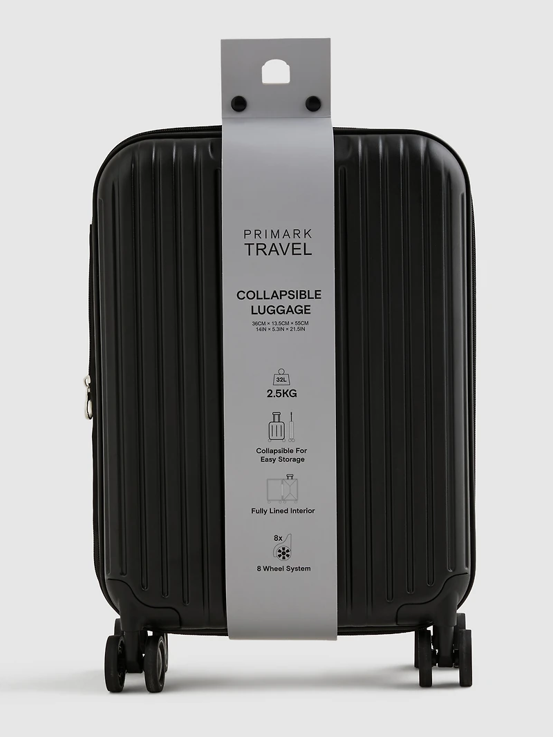Small Collapsible Hard-Shell Suitcase