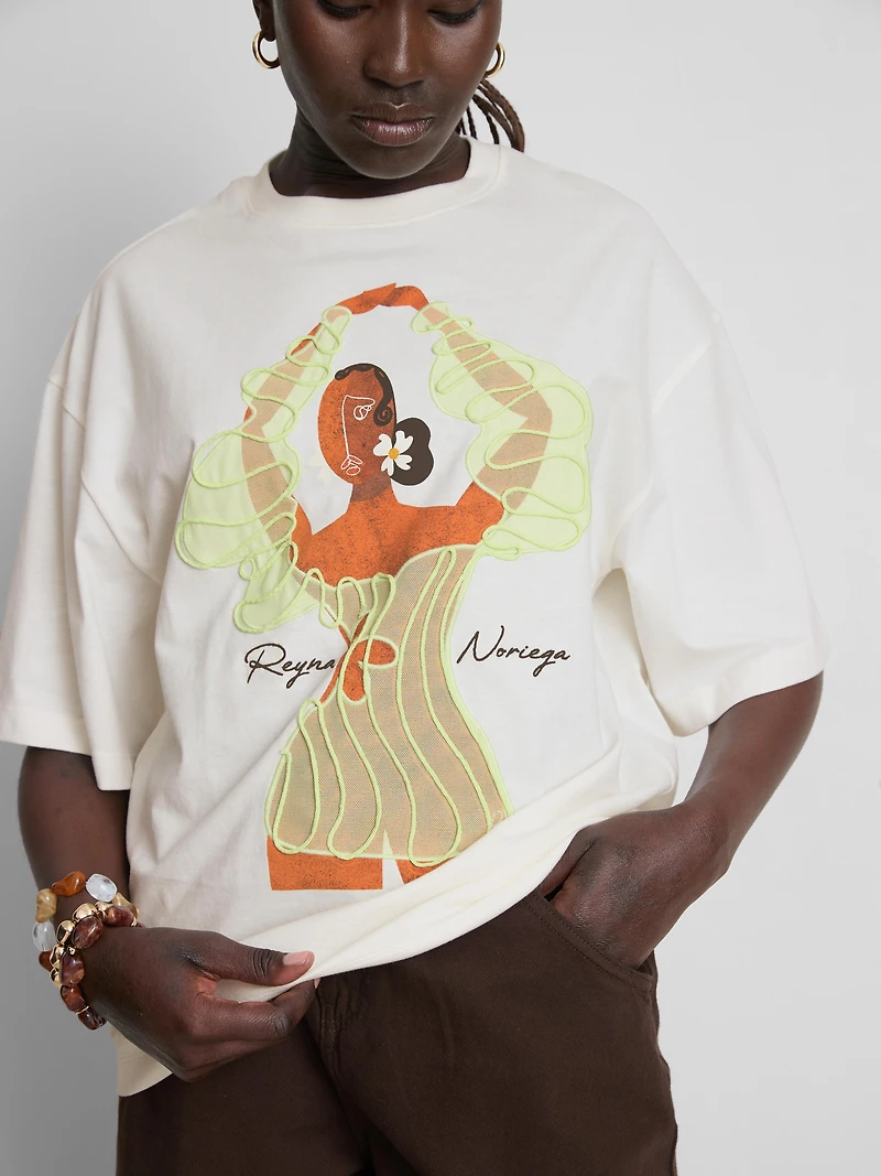 Reyna Noriega Oversized Cotton T-Shirt
