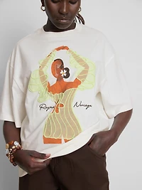 Reyna Noriega Oversized Cotton T-Shirt