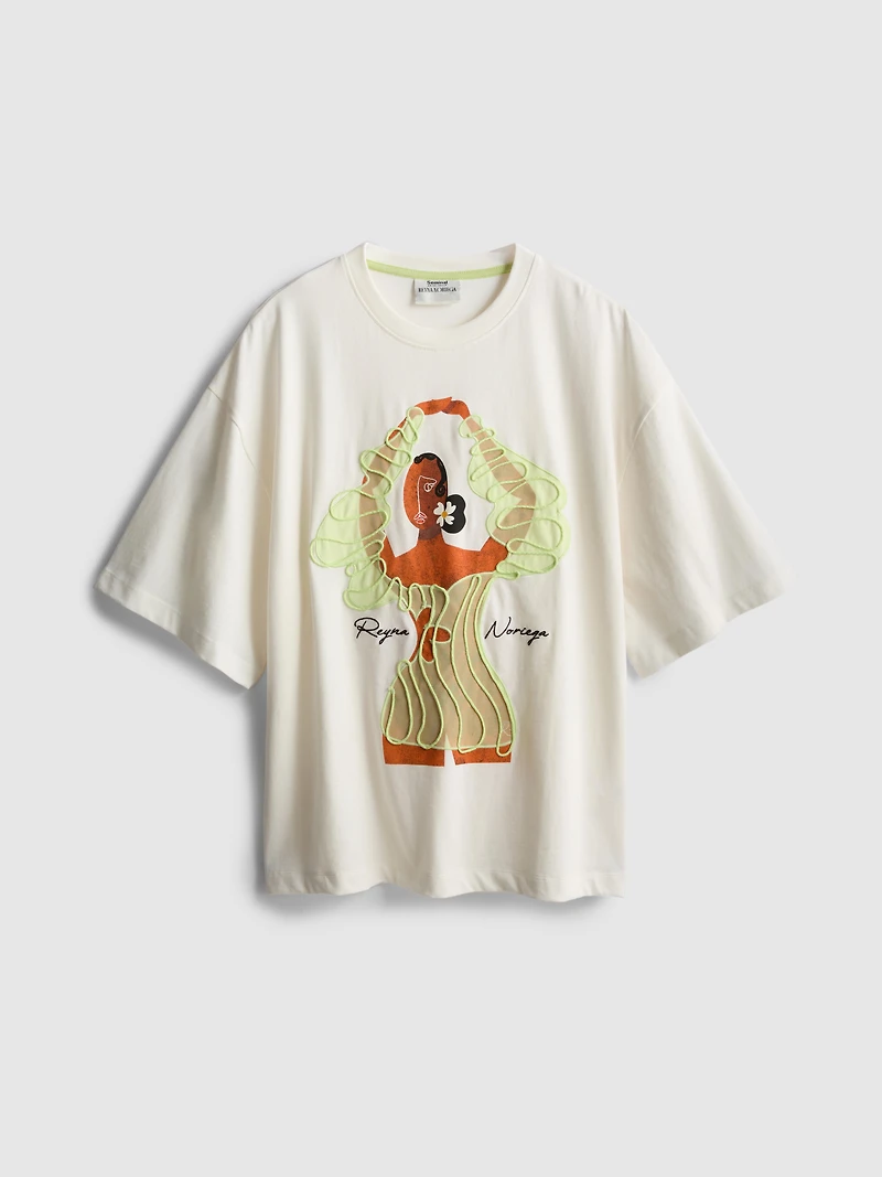 Reyna Noriega Oversized Cotton T-Shirt