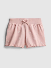 1.5-8yrs | Ribbed Lettuce Trim Shorts