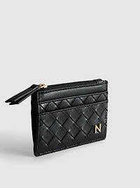 Initial Quilted Card Holder