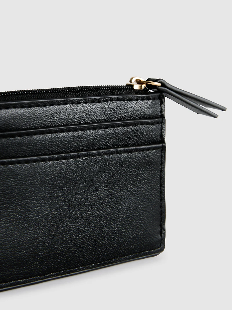 Initial Quilted Card Holder