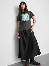 Nirvana Washed Cotton Band Tee