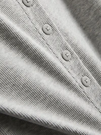 Cotton-Rich Button-Through Tank Top