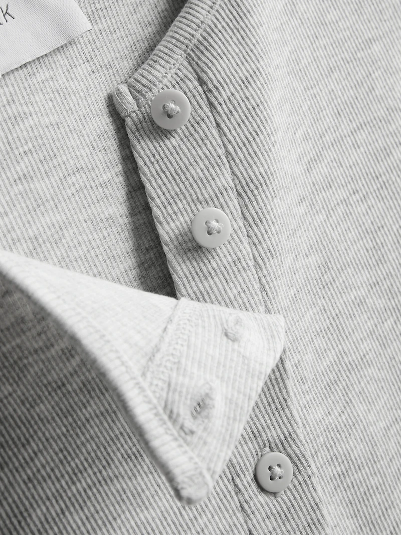 Cotton-Rich Button-Through Tank Top