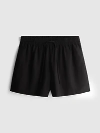 Cotton-Blend Elastic-Waist Shorts