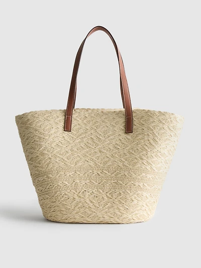 Straw Bucket Bag