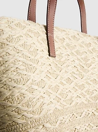 Straw Bucket Bag