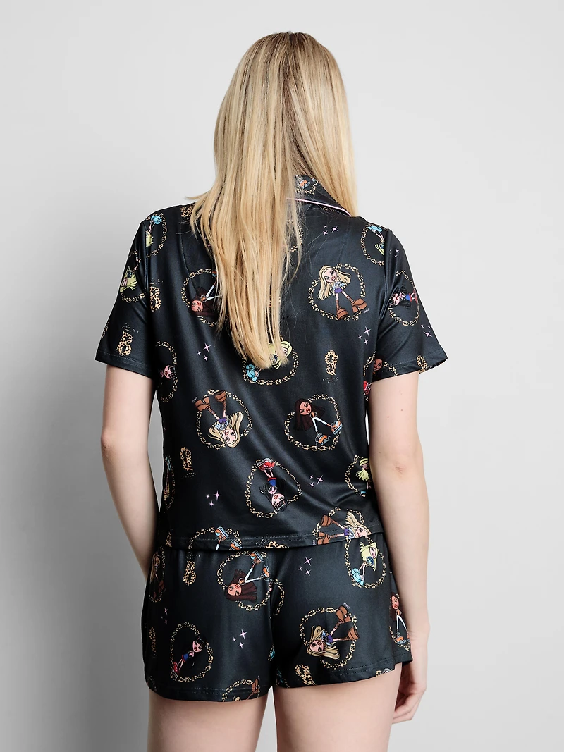 Bratz Graphic Boyfriend Shorty Pajamas