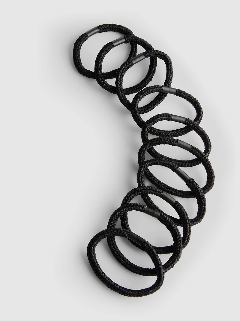 10pk Thick Hair Bands
