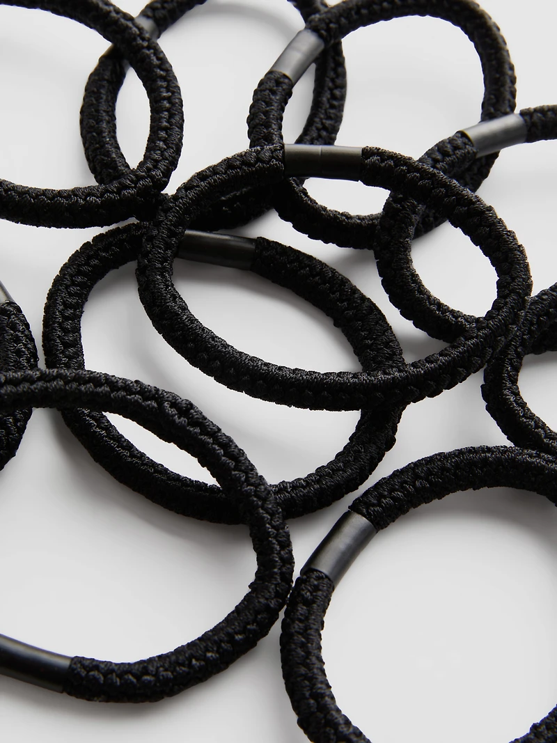 10pk Thick Hair Bands