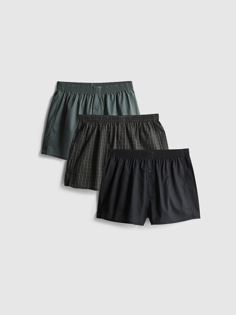 3pk Woven Trunks