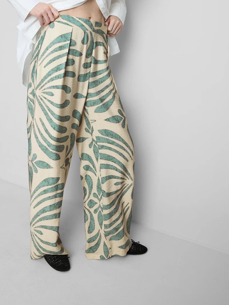 Printed Palazzo Pants
