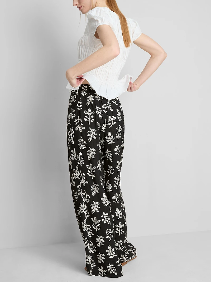 Printed Palazzo Pants