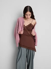 Asymmetric Lace Cami Top