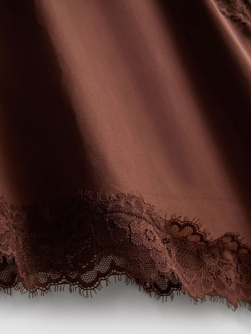 Asymmetric Lace Cami Top