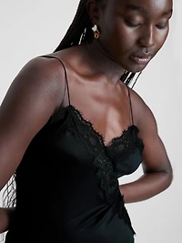 Asymmetric Lace Cami Top