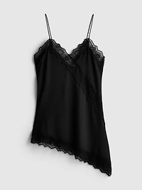 Asymmetric Lace Cami Top
