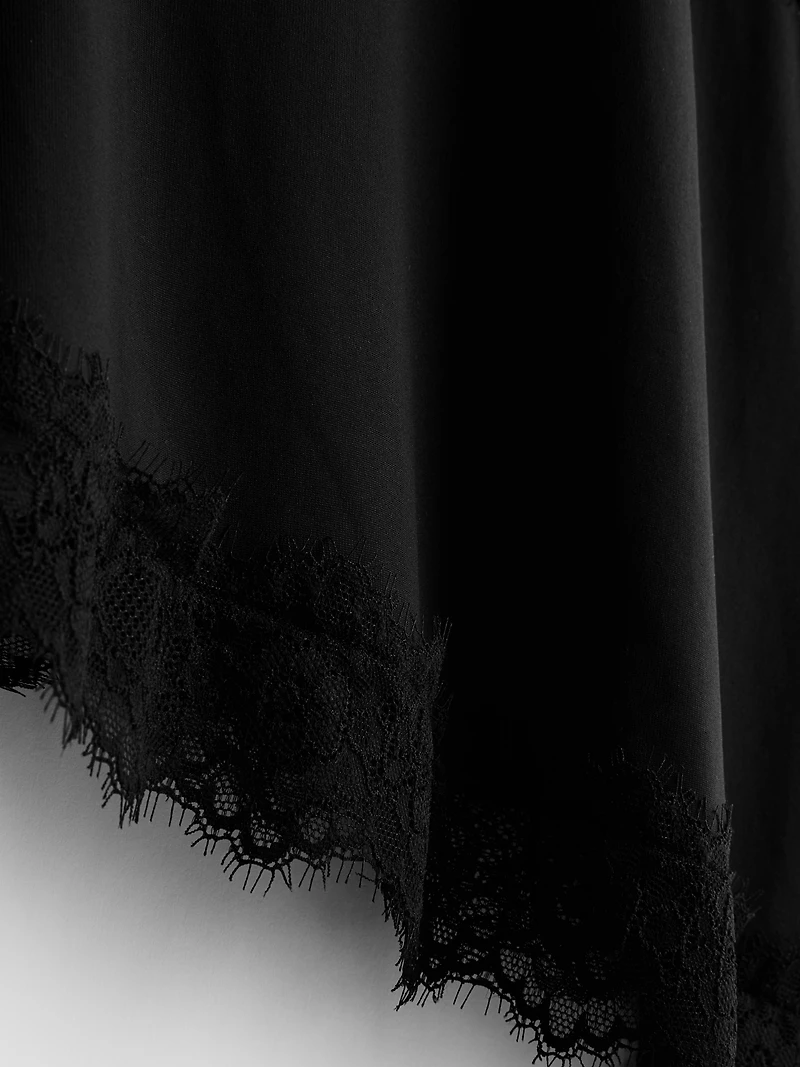 Asymmetric Lace Cami Top