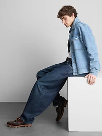 Mid-Rise Barrel Jeans