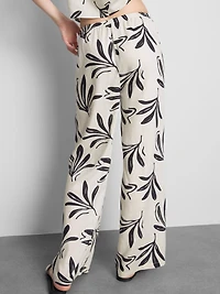 Wide Leg Printed Pants