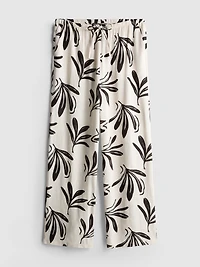 Wide Leg Printed Pants