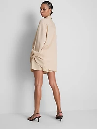 Classic Cotton-Blend Button-Down Shirt