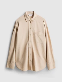 Classic Cotton-Blend Button-Down Shirt