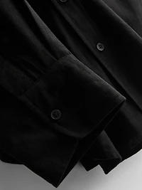 Classic Cotton-Blend Button-Down Shirt