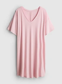 Modal Rich V-Neck Nightshirt