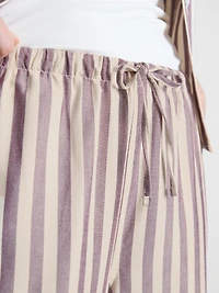 Oxford Stripe Drawstring Pants