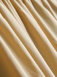Paper-Touch Pleated Barrel-Leg Pants