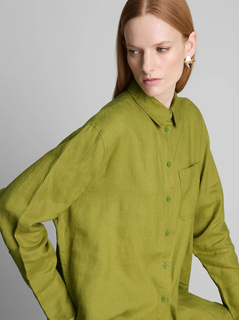 The Edit Classic Linen Shirt