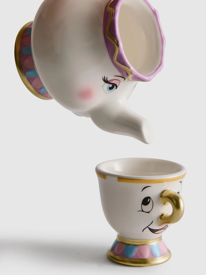 Disney's Beauty And The Beast Chip And Mrs Potts Egg Cups