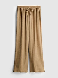 Crinkle Wide Leg Pants