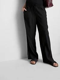Crinkle Wide Leg Pants