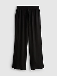 Crinkle Wide Leg Pants