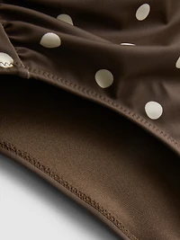 High Rise Control Polka Dot Bikini Bottoms