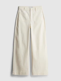 Pocket Front Wide Leg Jeans