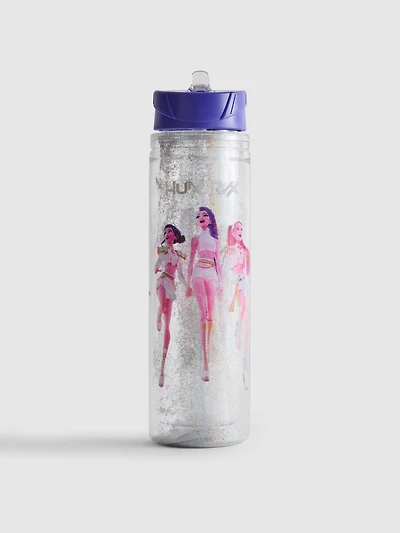 KPop Demon Hunters Glitter Water bottle
