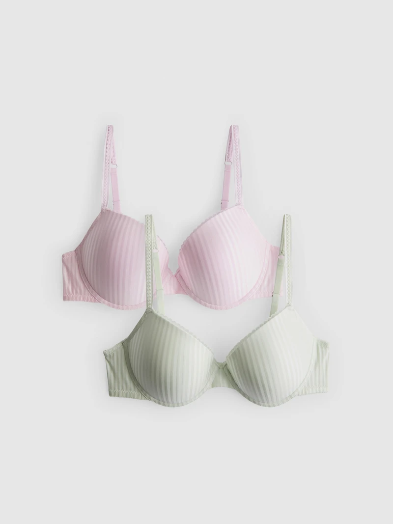 2pk A-D Lola Push Up Bra
