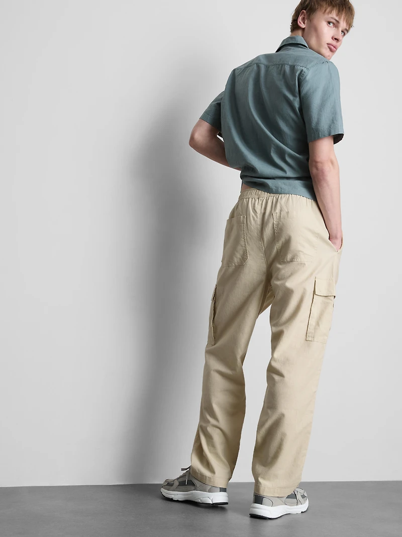 Drawstring Cargo Pants