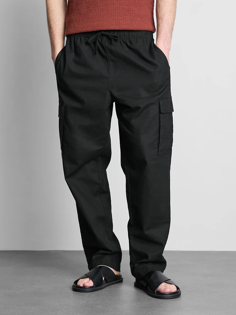 Drawstring Cargo Pants