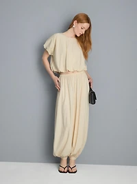 High Waisted Parachute Pants