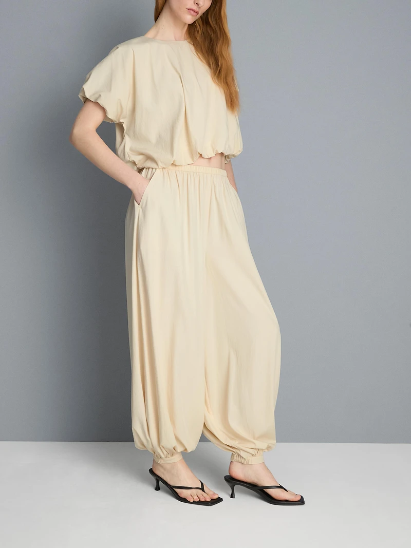 High Waisted Parachute Pants